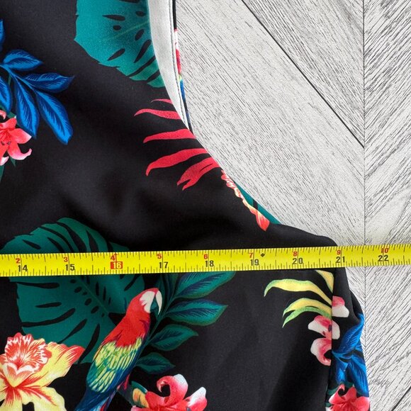 Simons | Contemporaine Sleeveless Tropical Floral Jumpsuit - Size 14 - Picture 11 of 16